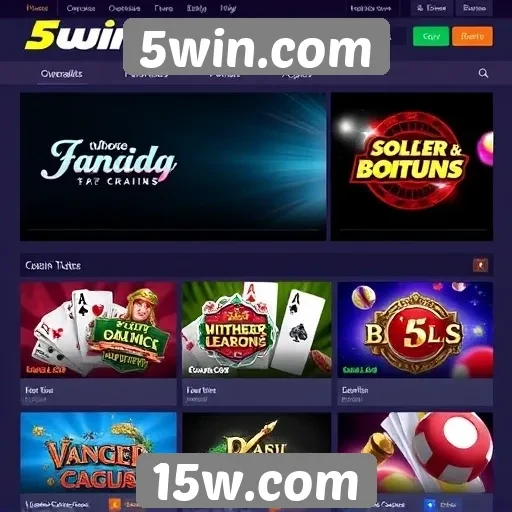 Análise das opções de jogos disponíveis em 5win.com